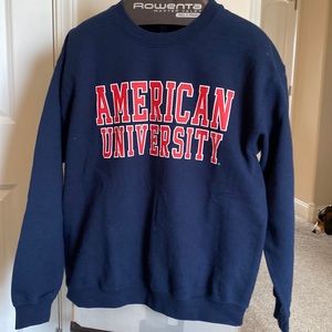 American University Crew Neck Sweatshirt
